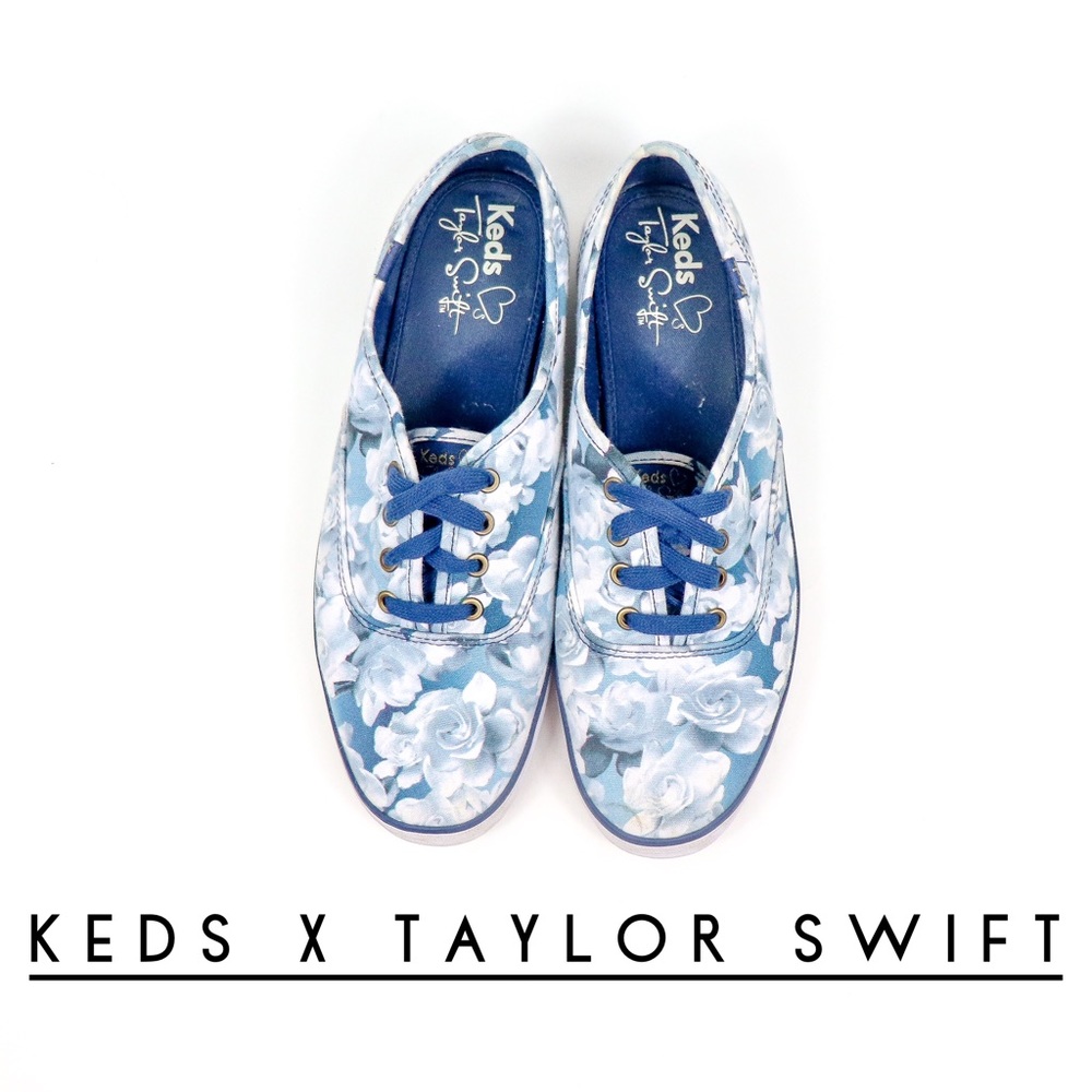 KEDS x TAYLOR SWIFT Champion Rose Canvas  Size 8.5